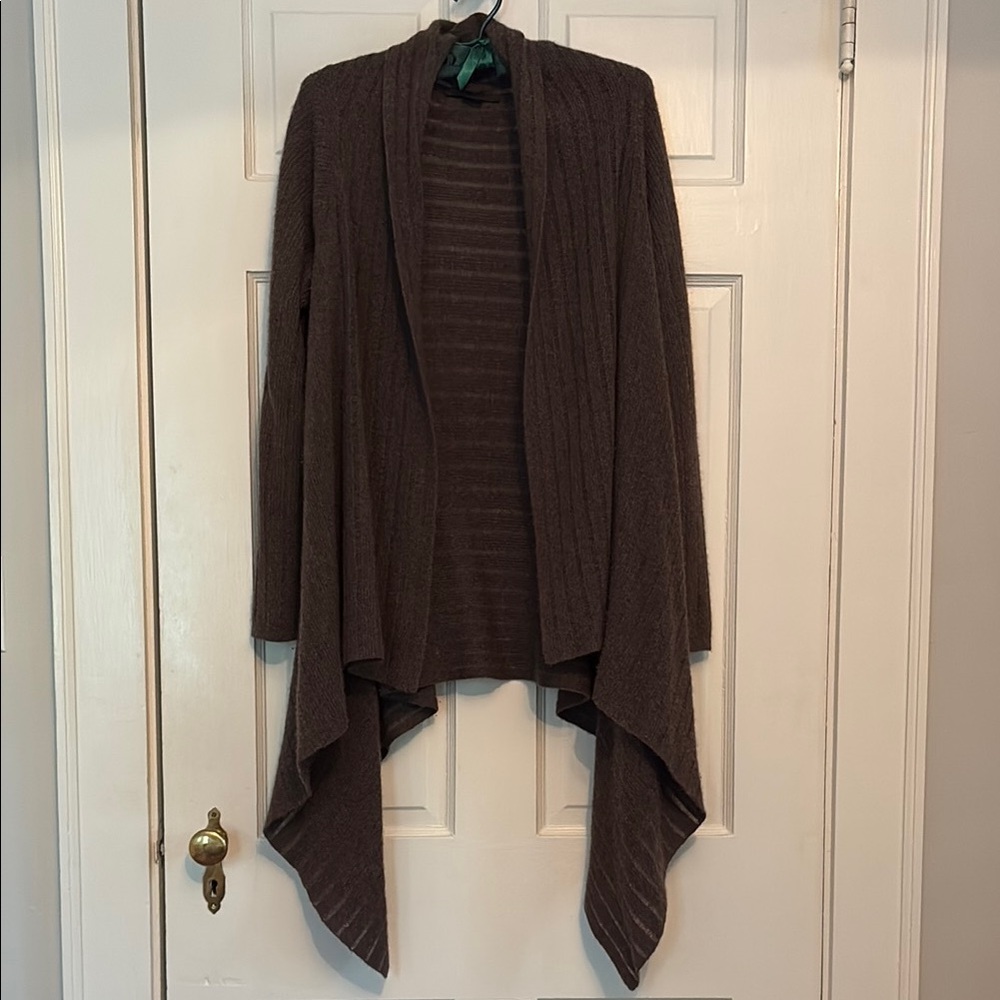 100% cashmere shawl sweater